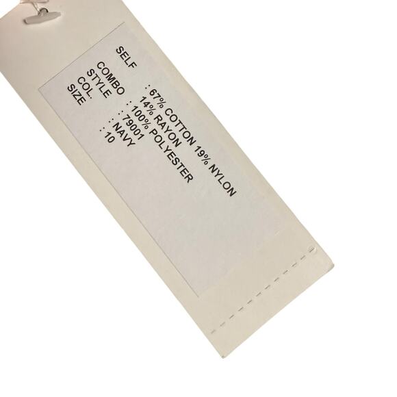 Rickie Freeman Teri Jon Navy Blue Lace Empire Waist Chiffon Formal Gown 10 - Picture 5 of 13